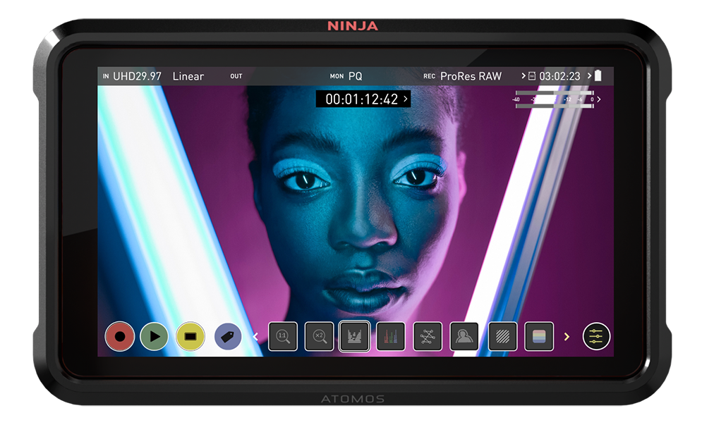 Atomos Ninja V 4Kp60 10bit HDMI HDR Daylight Viewable 1000nit Portable  Monitor/Recorder ATOMNJAV01